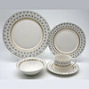 Gold-Edged Ceramic Plate